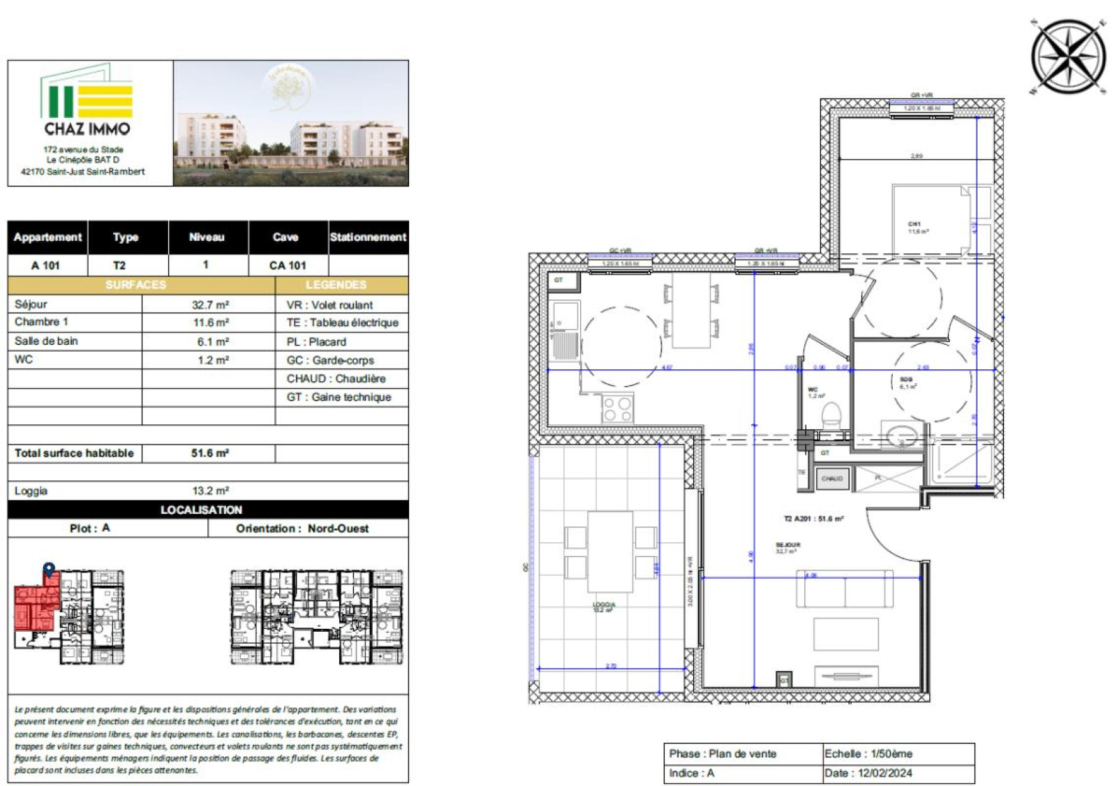 Image_2, Appartement, Le Coteau, ref :12024-A101