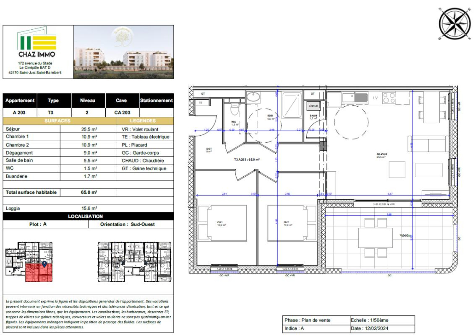Image_2, Appartement, Le Coteau, ref :12024-A203