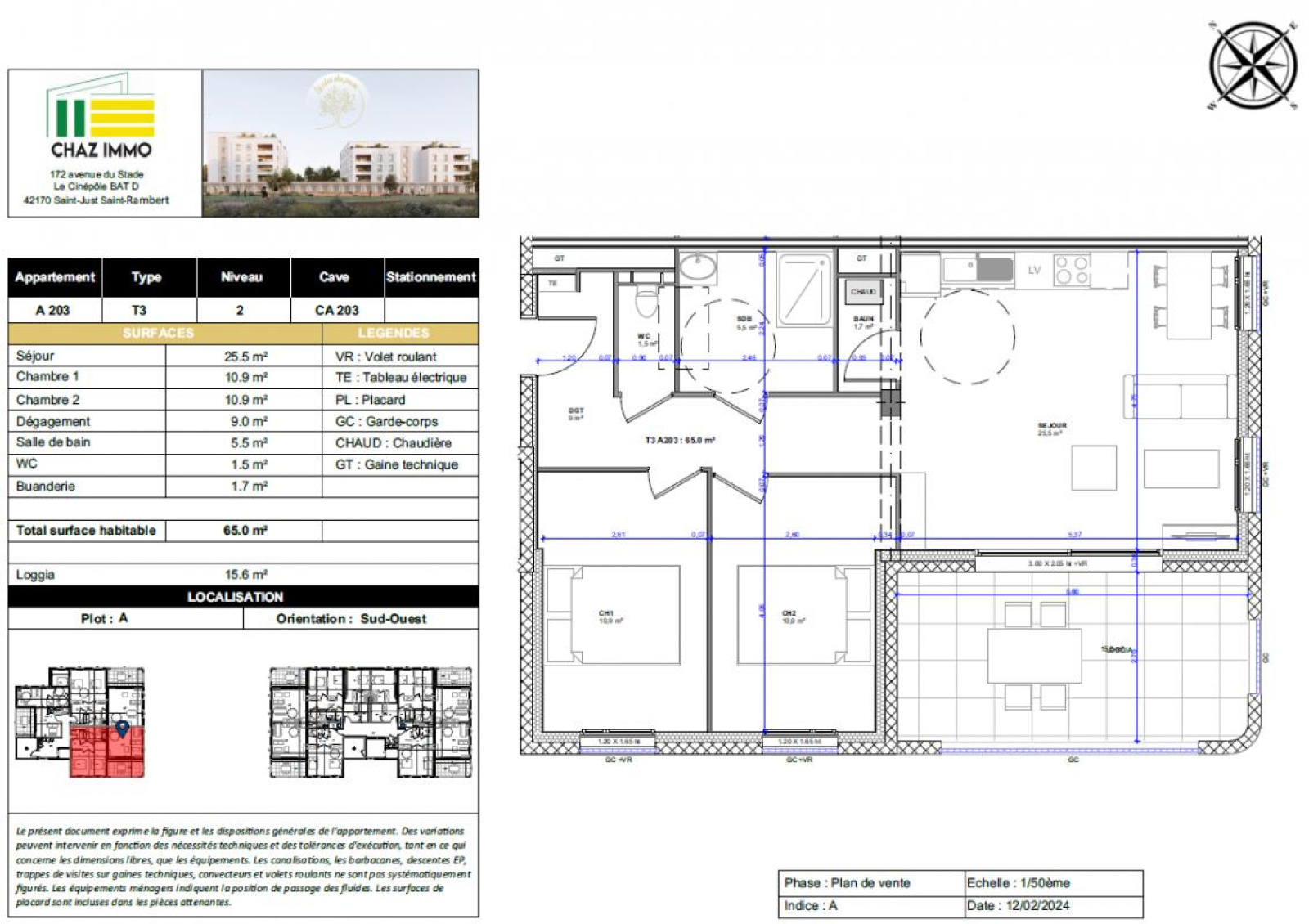 Image_2, Appartement, Le Coteau, ref :12024-A203