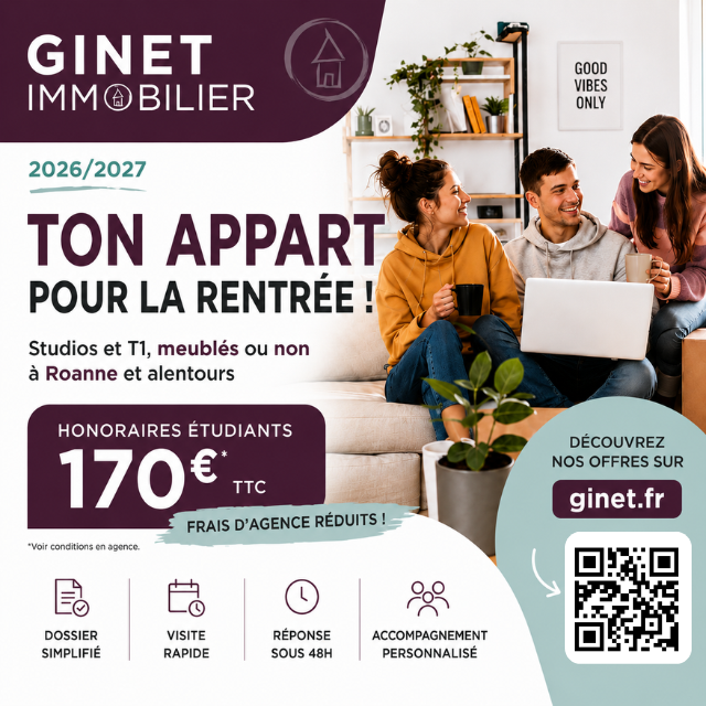 Logement étudiant 2026/2027 à Roanne ...